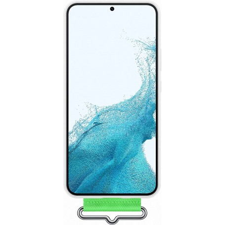 Funda Samsung de Silicona con Correa para Galaxy S22 Plus Blanca Modelo  EF-GS906TW