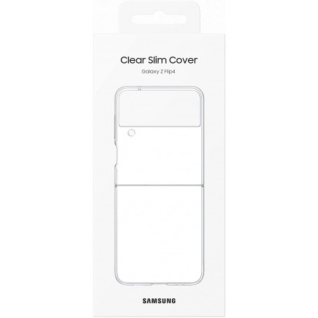 Funda Clear Slim Para Samsung Galaxy Z Flip 4 Color Transparente Modelo ‎EF-QF721CTE