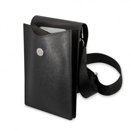 Funda Bolso Karl Lagerfeld Cartera para Teléfono Negra Modelo Rue St Guillaume KLWBSARSGK