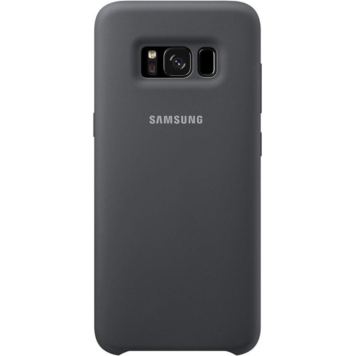 Funda Silicona Samsung Galaxy S8 Gris Oscuro...