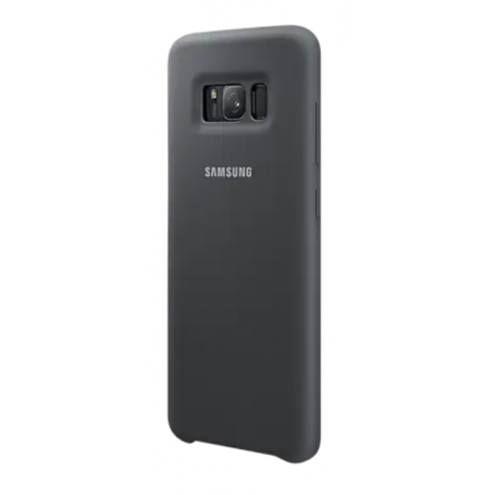 Funda Silicona Samsung Galaxy S8 Gris Oscuro Negro EF-PG950TS | Estado Genial | Outlet