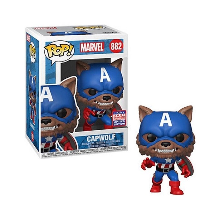 Figura Funko Pop! Marvel Capwolf Modelo 882 |...