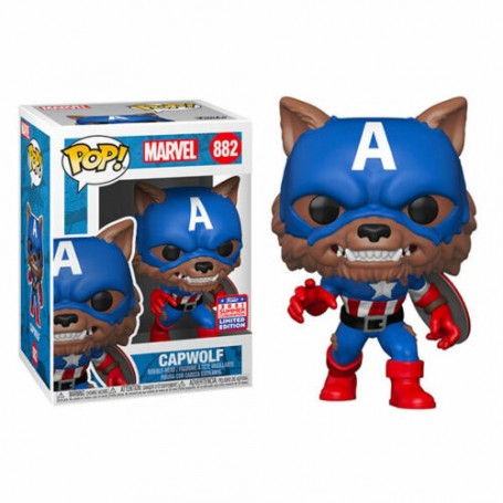 Figura Funko Pop! Marvel Capwolf Modelo 882 | 55506 Edición Limitada