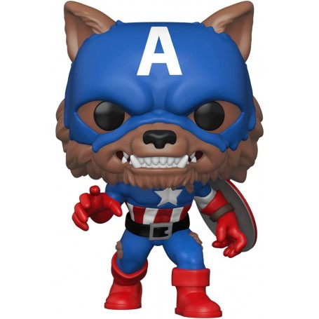 Figura Funko Pop! Marvel Capwolf Modelo 882 | 55506 Edición Limitada