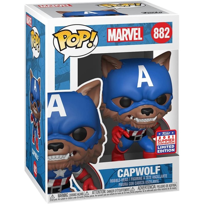 Figura Funko Pop! Marvel Capwolf Modelo 882 |...