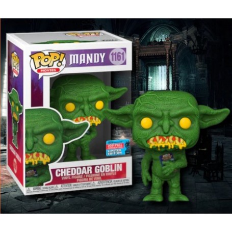 Figura Funko Pop! Películas Mandy Cheddar Goblin Modelo 1161 |57227 Edición Limitada