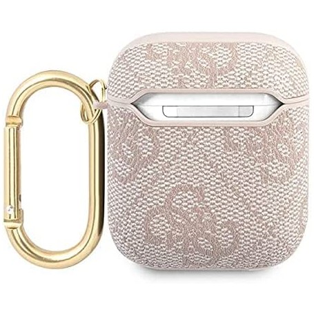 Funda Guess Silicona para Apple Airpods Rosa Estampado Modelo GUA24GSMP