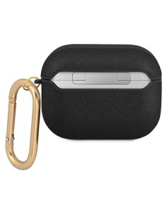 Funda Guess Silicona para Apple Airpods 3 Negro Saffiano... 2