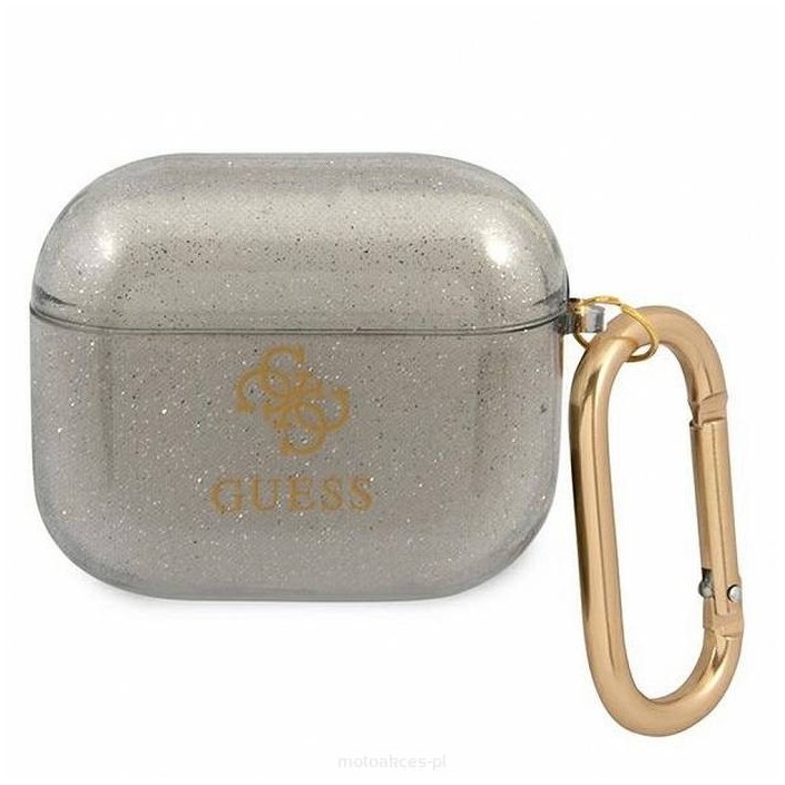 Funda Guess Silicona para Apple Airpods 3 Negro...