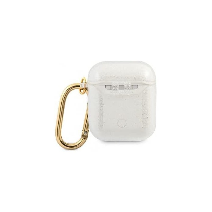 Funda Guess Silicona para Apple Airpods Blanca...