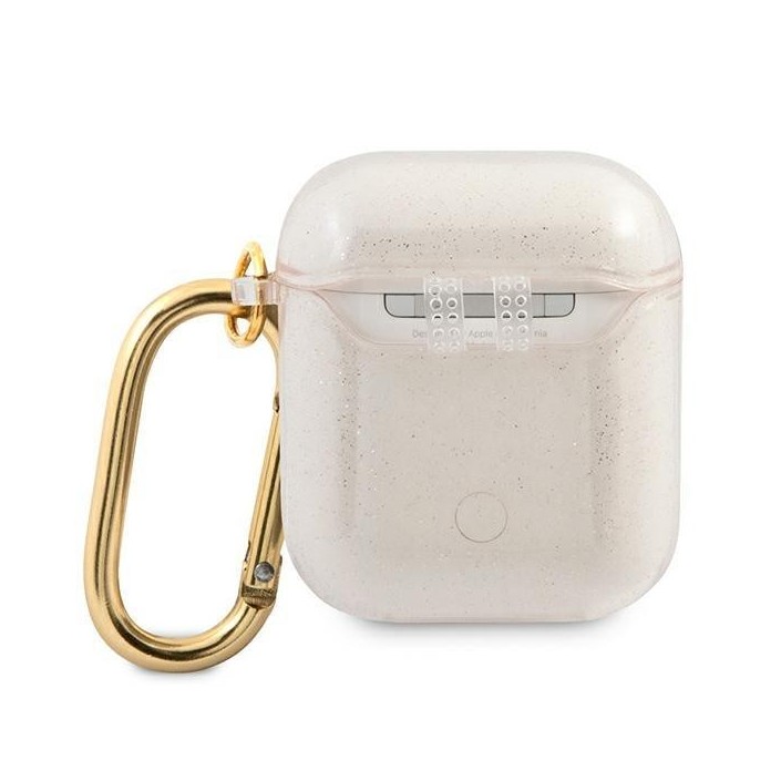Funda Guess Silicona para Apple Airpods Dorada...