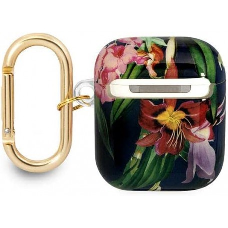 Funda Guess Silicona para Apple Airpods Azul Tropical Modelo GUA2HHFLB