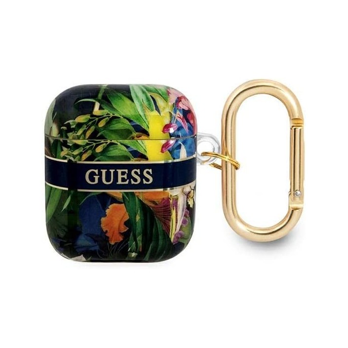 Funda Guess Silicona para Apple Airpods Azul...