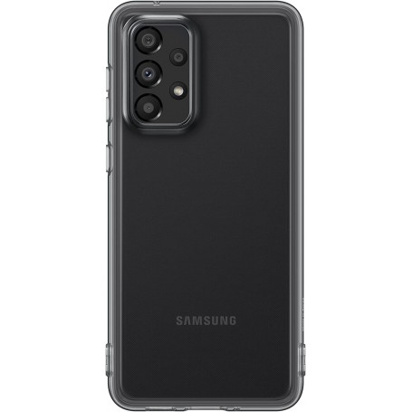 Funda Samsung Soft Clear Para Galaxy A33 Color Negro Modelo EF-QA336TB