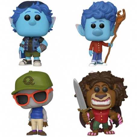 Figuras Funko Pop! Colección Completa Disney Onward Barely Manticore Wilden | Ian | 45583 | 45586 | 45585 | 45584