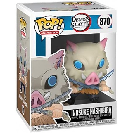 Figura Funko Pop! Animación Demon Slayer Inosuke Hashibira Modelo 870 | 49011