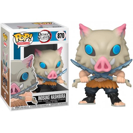 Figura Funko Pop! Animación Demon Slayer Inosuke Hashibira Modelo 870 | 49011