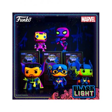 Figura Funko Pop! Marvel Black Light Thor Modelo 650 | 48847 Edición Especial