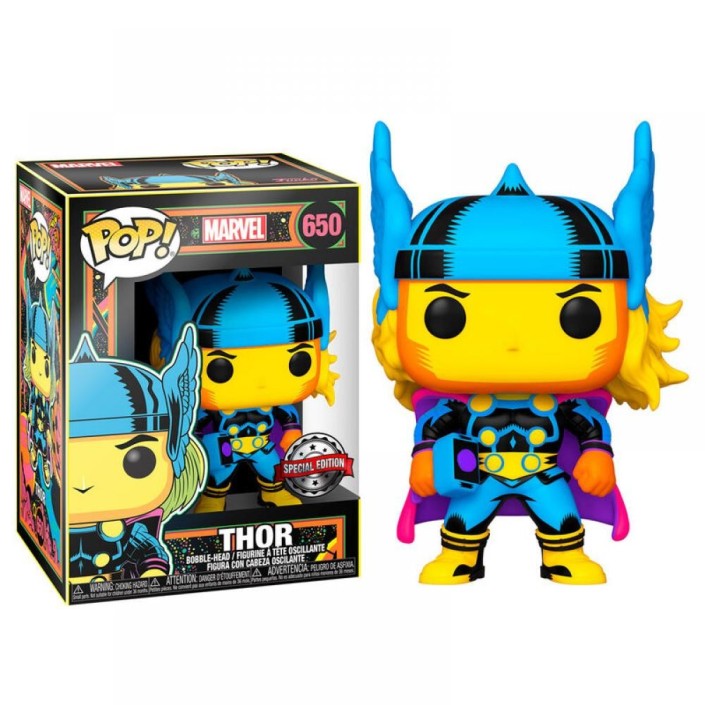 Figura Funko Pop! Marvel Black Light Thor...