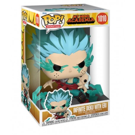 Figura Funko Pop! Animación My Hero Academia Infinite Deku con Eri Modelo 1010 | 51901 Tamaño Gigante 25 cms