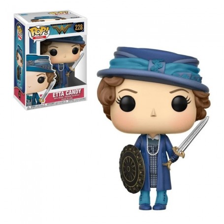 Figura Funko Pop! Héroes Wonder Woman Etta Candy Modelo 228 | 24972 Outlet Caja Dañada