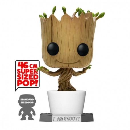 Figura Funko Pop! Mega Gigante Marvel Guardianes de la Galaxia Groot Modelo 01 | 50094 Tamaño 46 cms