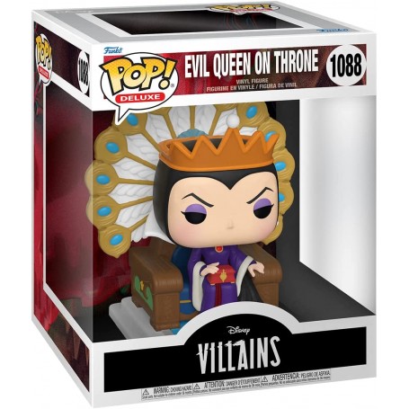 Figura Funko Pop! Deluxe Disney Villanas Reina Malvada en el trono Modelo 1088 | 50270