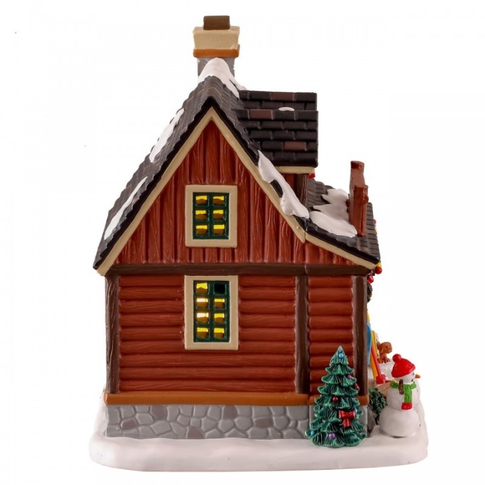 Figura Lemax Edificio Cabaña de Sky Our Family...