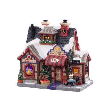 Figura Lemax Edificio Café Francés Crepe Modelo 15783