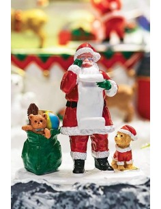 Figura Lemax Santa Claus con Mascota y Regalos Modelo 92760 2