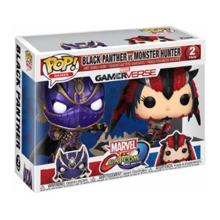 Figura Funko Pop! Marvel Black Panther VS Monster Hunter Pack-2 | 22780