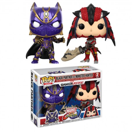 Figura Funko Pop! Marvel Black Panther VS Monster Hunter Pack-2 | 22780