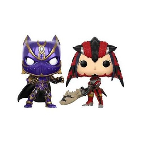 Figura Funko Pop! Marvel Black Panther VS Monster Hunter Pack-2 | 22780