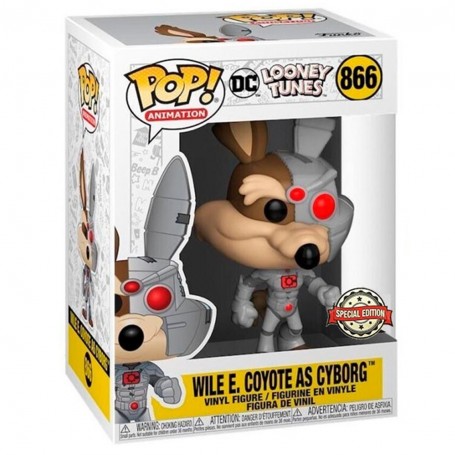Figura Funko Pop! DC Comics Coyote como Cyborg Modelo 866 | 38152 Edición Especial