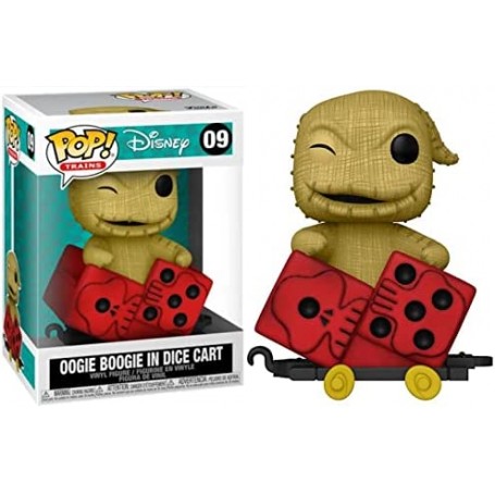 Figura Funko Pop! Tren Disney Pesadilla antes de Navidad Oogie Boogie en carro de dados Modelo 09 | 50632