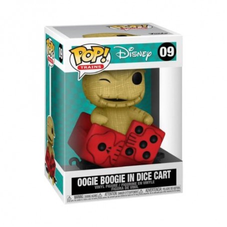 Figura Funko Pop! Tren Disney Pesadilla antes de Navidad Oogie Boogie en carro de dados Modelo 09 | 50632