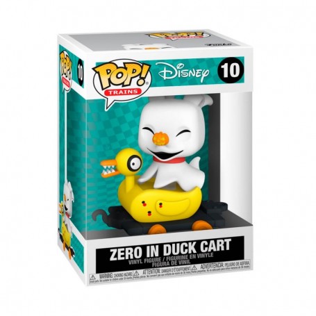Figura Funko Pop! Tren Disney Pesadilla antes de Navidad Zero en carro de pato Modelo 10 | 50633