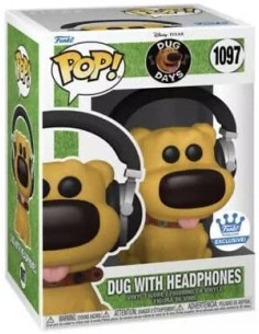 Figura Funko Pop! Disney Dug Days Dug con auriculares... 2