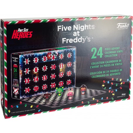 Funko Pop! Calendario de Adviento FNAF Blacklight Figuras de bolsillo Modelo 58458