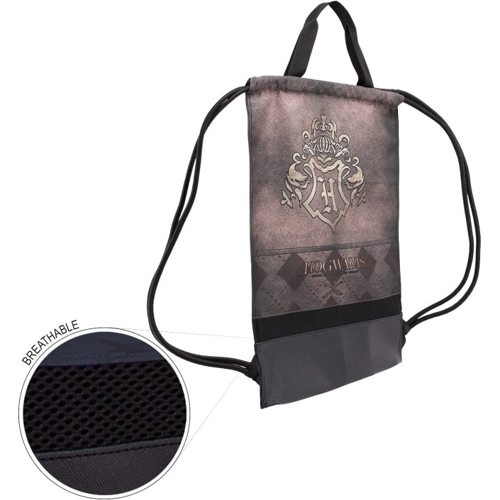Bolso Harry Potter tipo saco con cordón Logo...