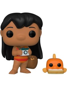 Figura Funko Pop! Disney Lilo y Stitch Lilo con Pudge...