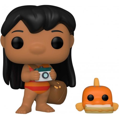Figura Funko Pop! Disney Lilo y Stitch Lilo con Pudge Modelo 1047 | 55621