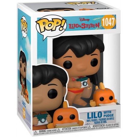 Figura Funko Pop! Disney Lilo y Stitch Lilo con Pudge Modelo 1047 | 55621