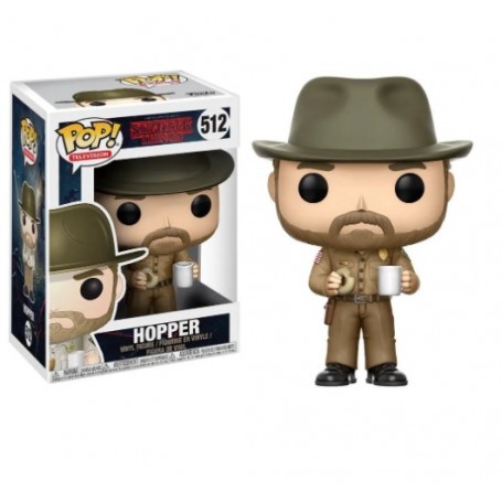 Figura Funko Pop! Televisión Stranger Things Hoper Modelo 512 | 14425