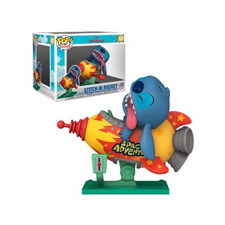 Figura Funko Pop! Rides Stitch en Cohete Modelo 102 | 55620 Tamaño 15 cms