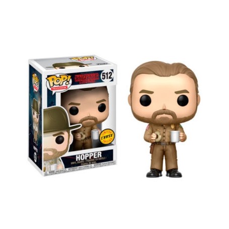 Figura Funko Pop! Televisión Stranger Things Hoper Modelo 512 | 14425 Edición Chase