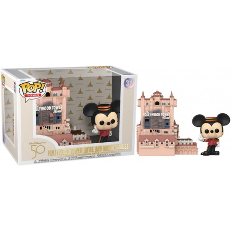 Figura Funko Pop! Town Disney Hollywood Tower Hotel y Mickey Mouse Modelo 31 | 64377