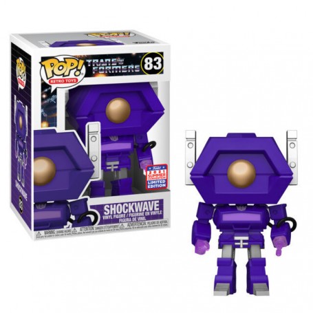 Figura Funko Pop! Juguetes Retro Transformers Shockwave Modelo 83 | 55552 Edición Limitada