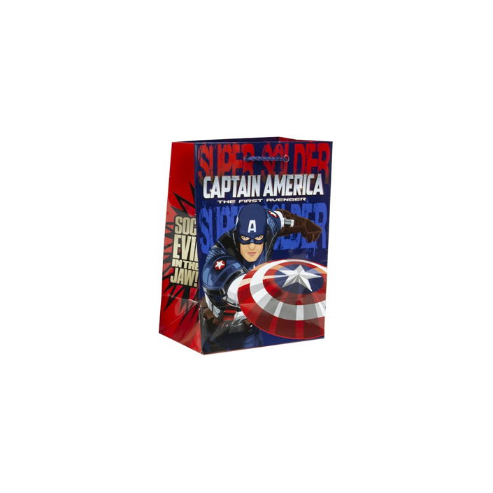 Bolsa de Regalo en Papel Modelo Capitán América...
