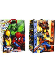 Bolsa de Regalo en Papel Modelo Héroes de Marvel 2